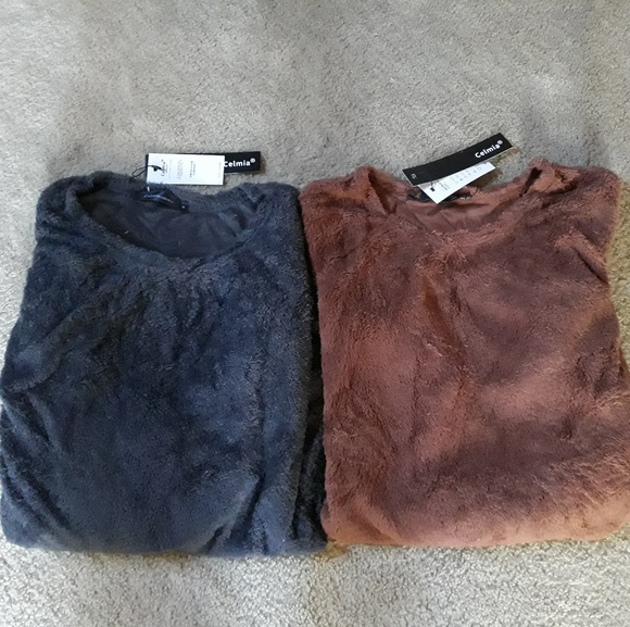 CELMIA OVERSIZED SWEATER/Brown on Left - Picture 8 of 8